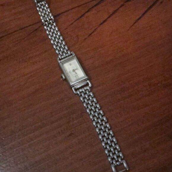 Ladies $295 Coach 0820 Madison Tank Stainless Steel Swiss Mvmt Watch - Picture 2 of 5